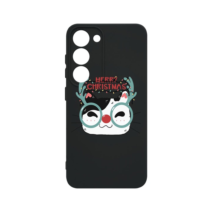 Husa BestCase® Premium Liquid Silicon, Compatibila Cu Samsung Galaxy S23, I Want To Be Rudolph, SLIM 1.2MM, Microfibra in interior, Antisoc, Protectie Camera, Margini ridicate pentru protectia ecranului, PB 877