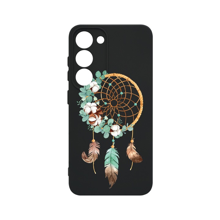 Husa BestCase® Premium Liquid Silicon, Compatibila Cu Samsung Galaxy S23, Dreamcatcher, SLIM 1.2MM, Microfibra in interior, Antisoc, Protectie Camera, Margini ridicate pentru protectia ecranului, PB 950