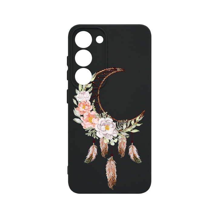 Husa BestCase® Premium Liquid Silicon, Compatibila Cu Samsung Galaxy S23, Dreamcatcher, SLIM 1.2MM, Microfibra in interior, Antisoc, Protectie Camera, Margini ridicate pentru protectia ecranului, PB 951