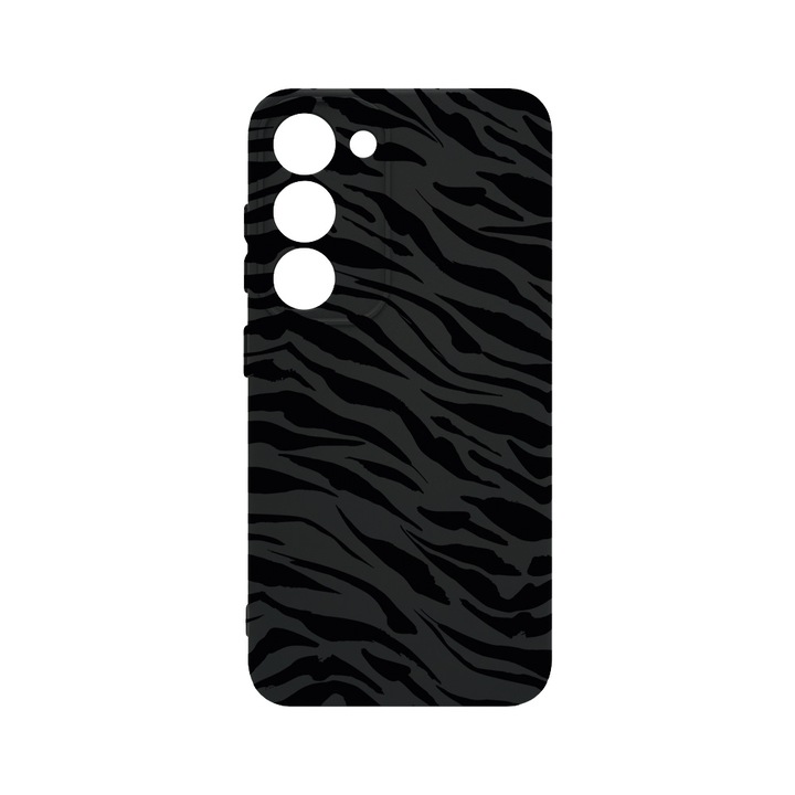 Husa BestCase® Premium Liquid Silicon, Compatibila Cu Samsung Galaxy S23 Plus, Tiger Pattern, SLIM 1.2MM, Microfibra in interior, Antisoc, Protectie Camera, Margini ridicate pentru protectia ecranului, PB 1058