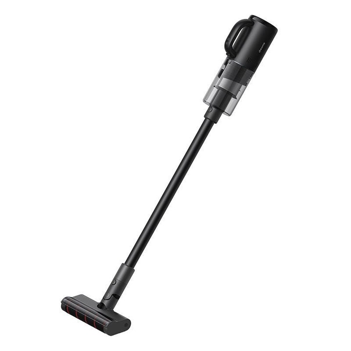 Aspirator vertical fara fir, Dreame, H12, 300W, 900ml, 6x4000mAh, Negru