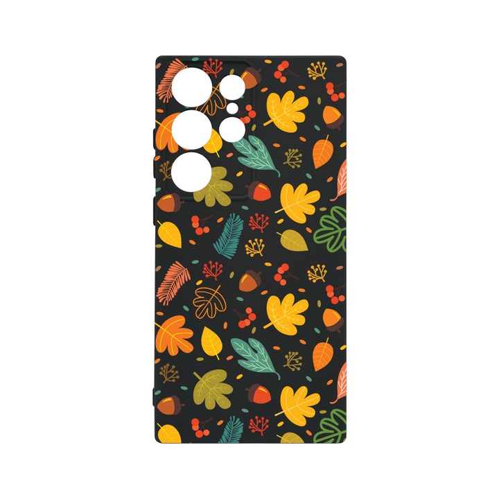 Husa BestCase® Premium Liquid Silicon, Compatibila Cu Samsung Galaxy S23 Ultra, Autumn, SLIM 1.2MM, Microfibra in interior, Antisoc, Protectie Camera, Margini ridicate pentru protectia ecranului, PB 108