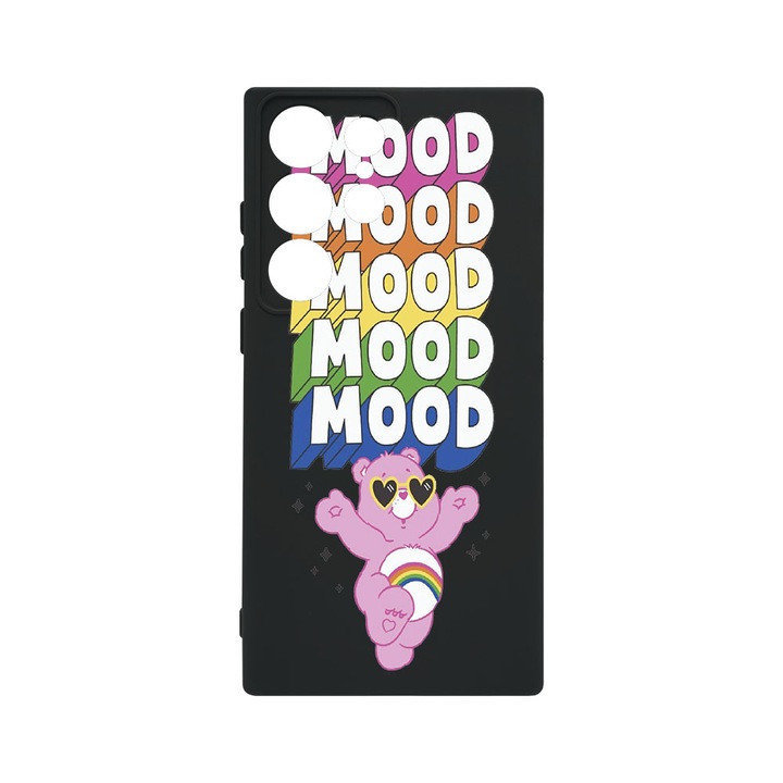 Husa BestCase® Premium Liquid Silicon, Compatibila Cu Samsung Galaxy S23 Ultra, Mood - Pink Bear, SLIM 1.2MM, Microfibra in interior, Antisoc, Protectie Camera, Margini ridicate pentru protectia ecranului, PB 599