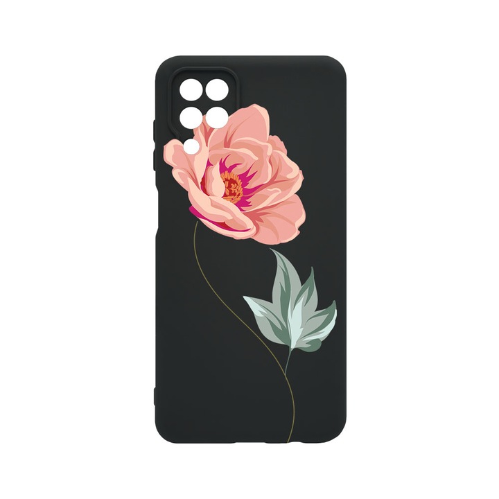 Husa BestCase® Premium Liquid Silicon, Compatibila Cu Samsung Galaxy A12 / Galaxy M12, Rose, SLIM 1.2MM, Microfibra in interior, Antisoc, Protectie Camera, Margini ridicate pentru protectia ecranului, PB 127