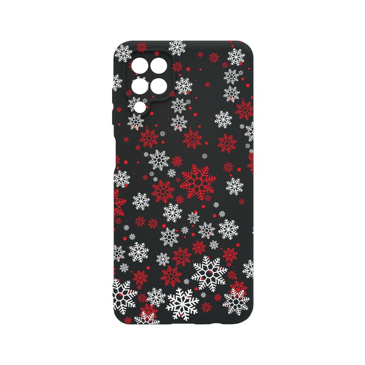 Husa BestCase® Premium Liquid Silicon, Compatibila Cu Samsung Galaxy A12 / Galaxy M12, Snow, SLIM 1.2MM, Microfibra in interior, Antisoc, Protectie Camera, Margini ridicate pentru protectia ecranului, PB 154