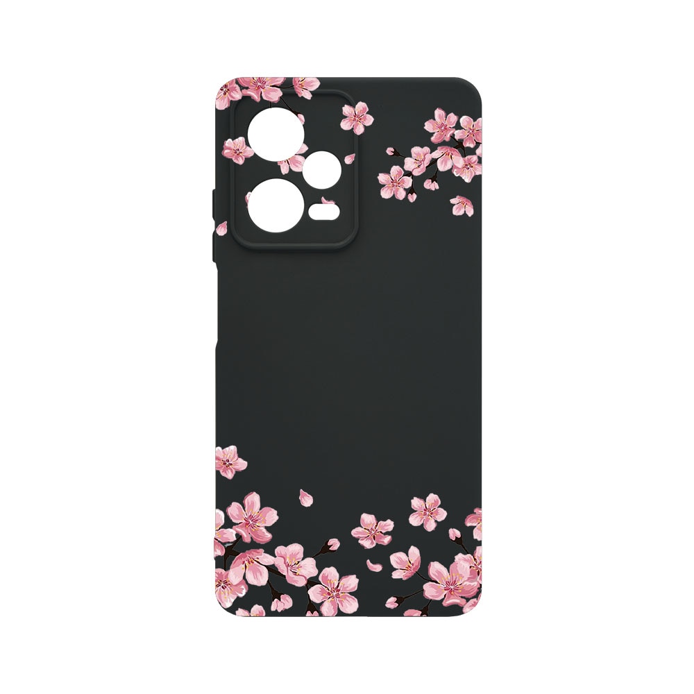 Husa BestCase® Premium Liquid Silicon, Compatibila Cu Xiaomi Redmi Note 12 Pro 5G, Pastel colors - flowers, SLIM 1.2MM, Microfibra in interior, Antisoc, Protectie Camera, Margini ridicate pentru protectia ecranului, PB 694