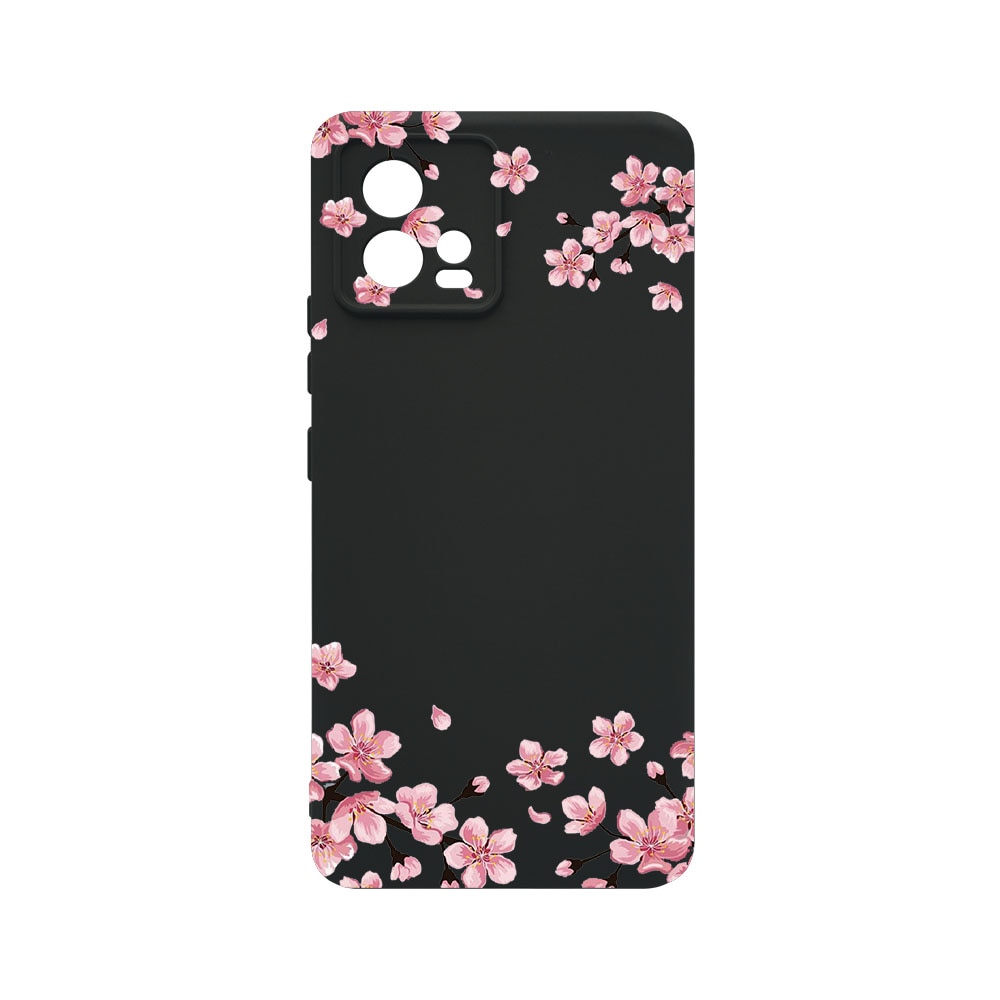 Husa BestCase® Slim SIlicon 0.8MM, Compatibila Cu Motorola Moto G72, Pastel colors - flowers, Protectie Camera, Rezistenta la uzura, c-B 694