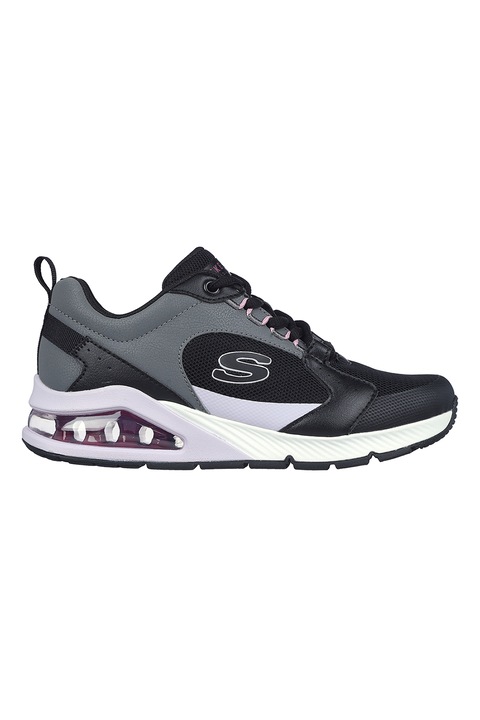 Skechers, Pantofi sport cu model colorblock UNO 2 90's, Negru/Gri