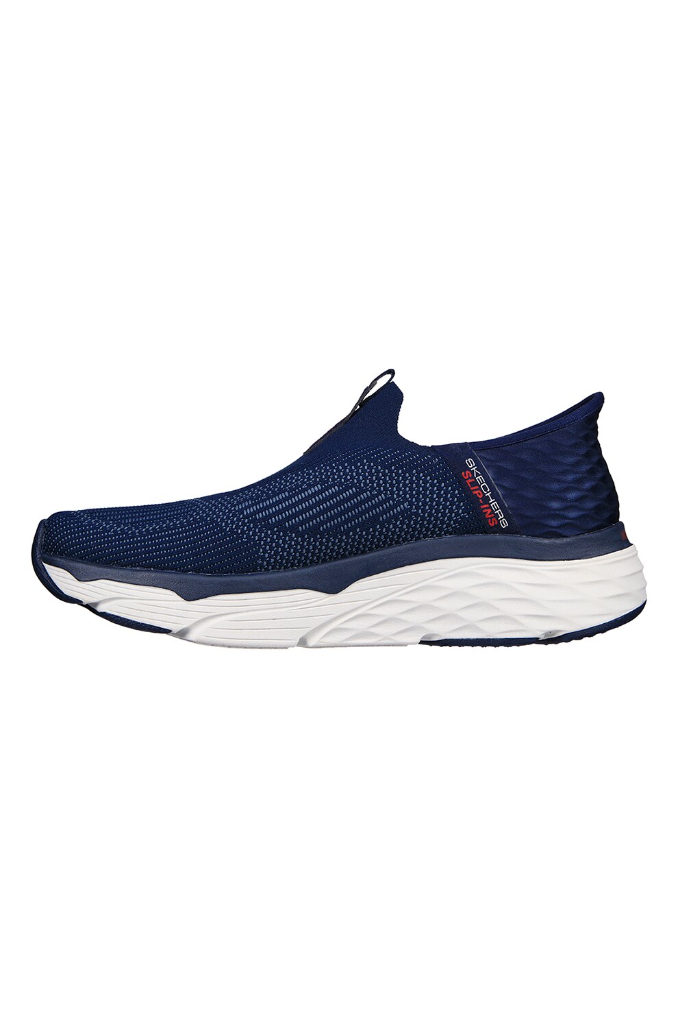 Skechers, Спортни обувки Max Cushioning Elite без закопчаване, Тъмносин ...