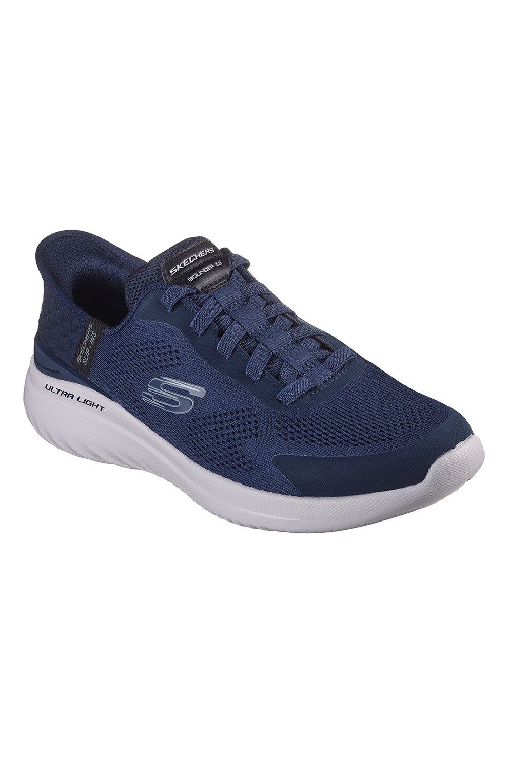 Skechers, Pantofi sport slip-ins din plasa cu detalii logo