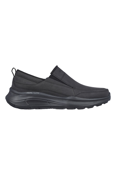 Skechers, Спортни обувки Equalizer 5.0 от набук, Черен