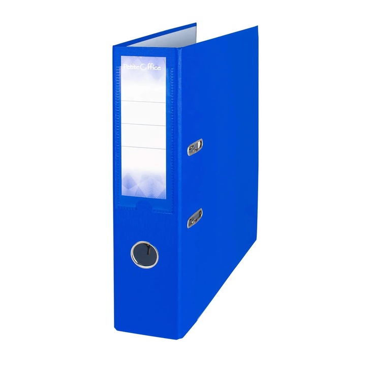 Biblioraft 75mm, Petite Office, carton 1200gsm, coperta din PP, blue