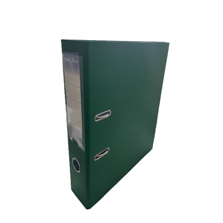 Класьор Petite office, 75mm, 1200gsm, Картон, PP покритие, Зелен