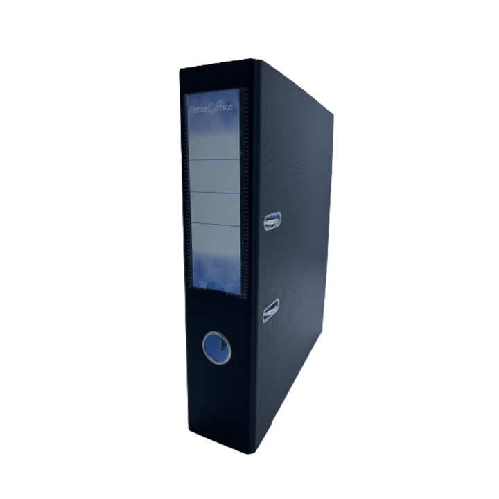 Класьор Petite Office, 1200gsm картон, PP покритие, Черен