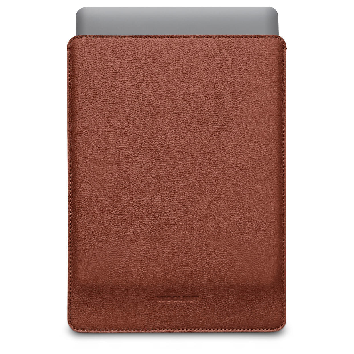 Husa din piele pentru MacBook, Woolnut, Cognac 13"