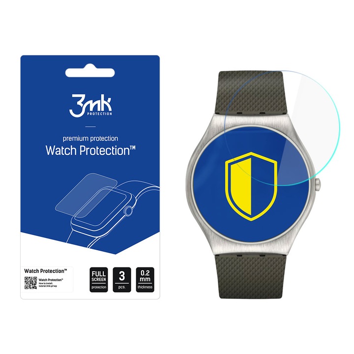 Защитно фолио, Swatch Skinearth - 3mk Watch Protection™ срещу FlexibleGlass Lite