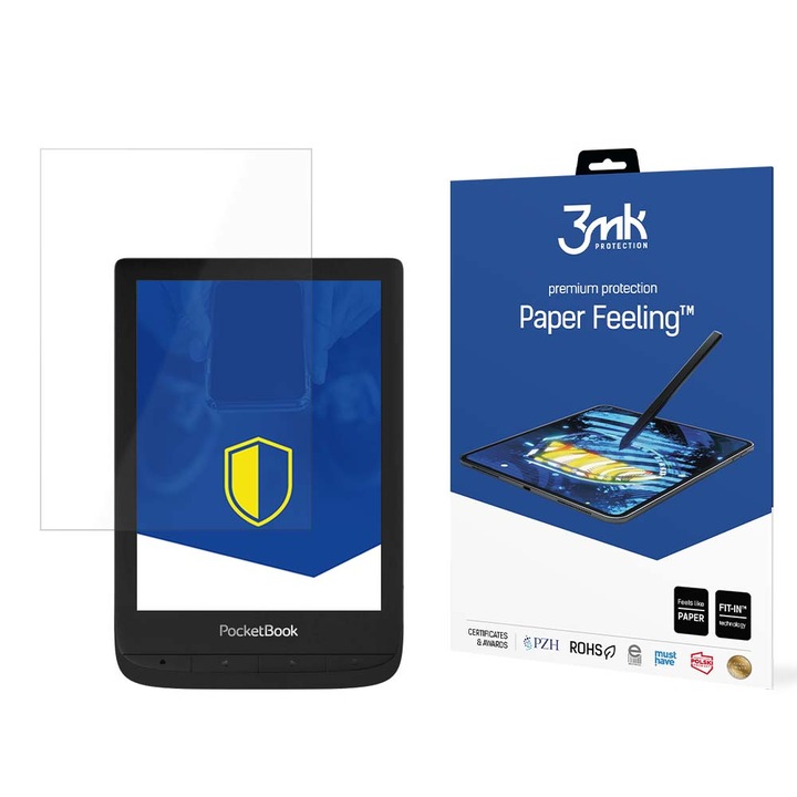 Védőfólia, 3MK, kompatibilis a PocketBook Touch Lux 5-tel
