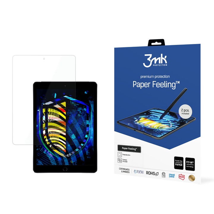 Védőfólia, 3MK, Kompatibilis az Apple iPad Air 2 gen