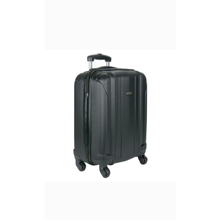 Куфар, Тип туристическа количка, За самолет, Черен, 36 литра