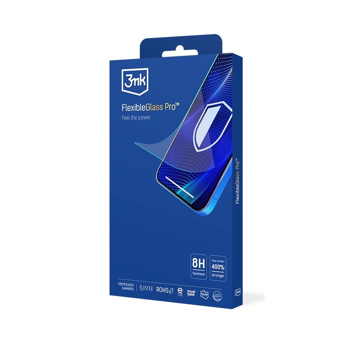 Защитно фолио, 3mk FlexibleGlass Pro, Съвместимо с Samsung Galaxy Xcover 4, Стъкло, Прозрачно