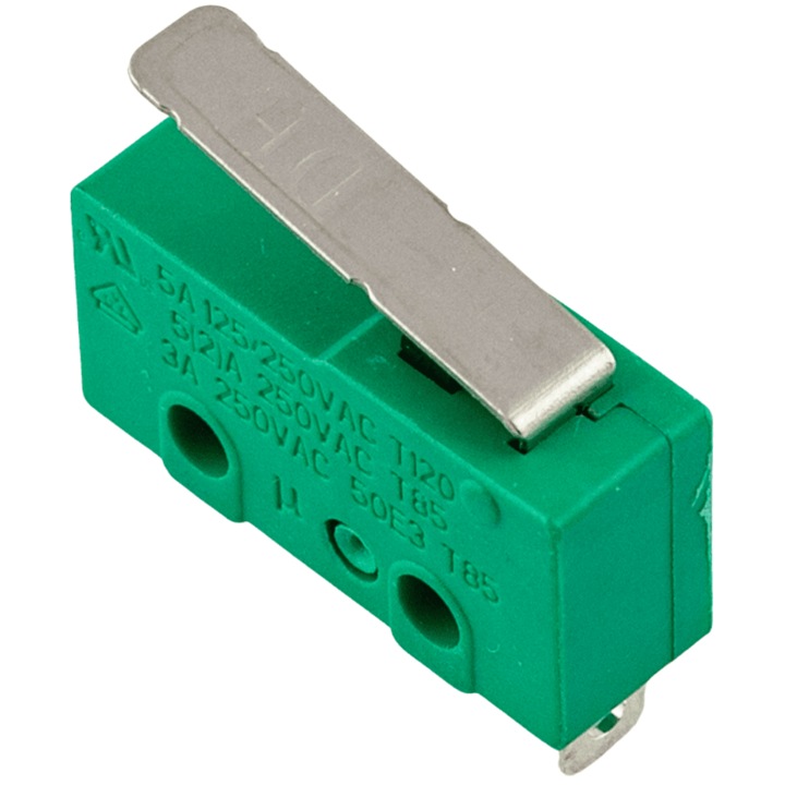 Intrerupator micro 5A 250V cu lamela 15mm MSW-12B PRK0021