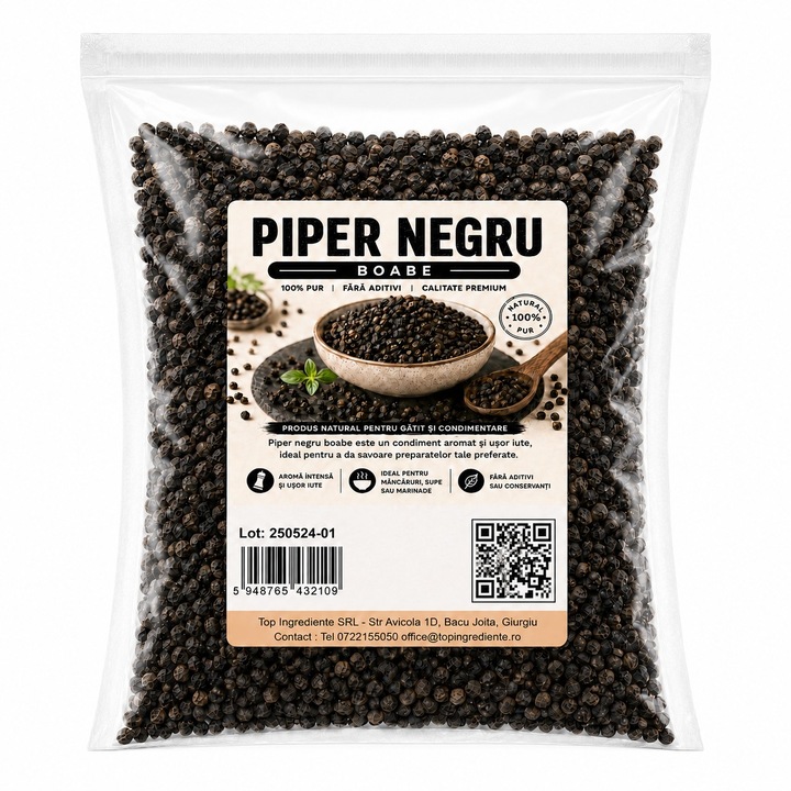 Piper Negru Boabe - 100g