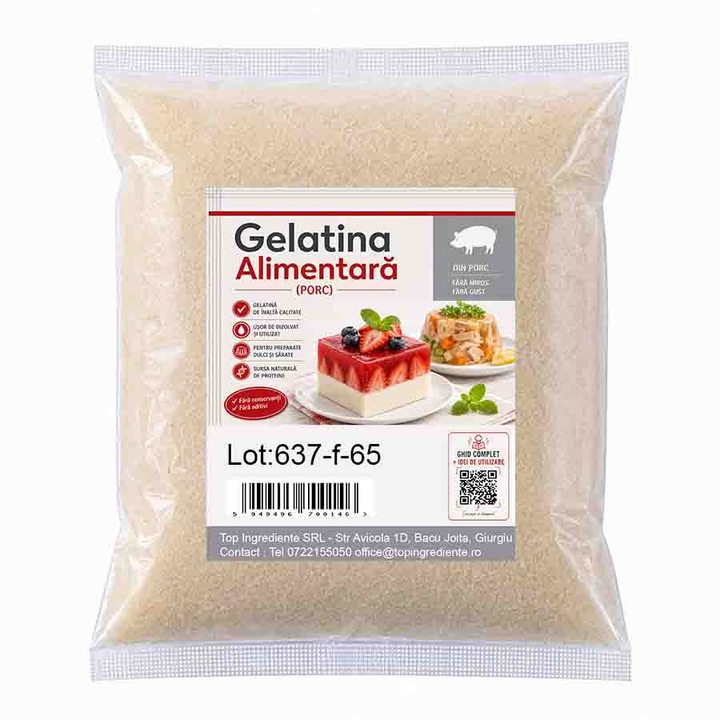 Gelatina Extra, Granule 1Kg