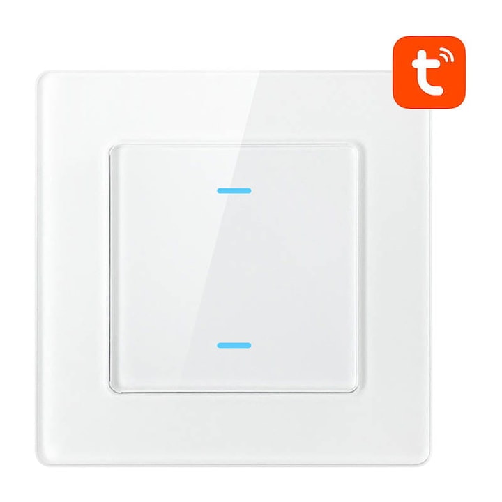 Avatto N-TS10-W2 TUYA Dual Touch WiFi Switch (бял)
