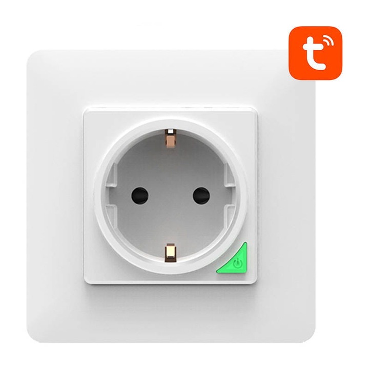 Avatto N-WOT10-EU-W TUYA интелигентен WiFi контакт (бял)