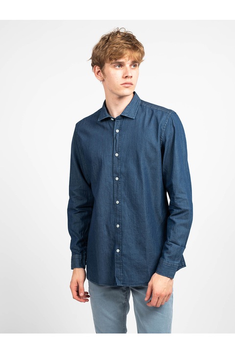 Camasa Antony Morato MMSL00520 FA400019, Bumbac, lbastru, 50 EU