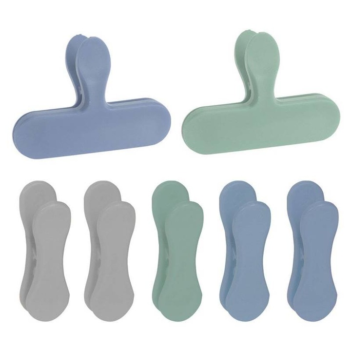 Clips pentru inchiderea pungilor de ambalare alimente, Excellent Houseware, 7 bucati