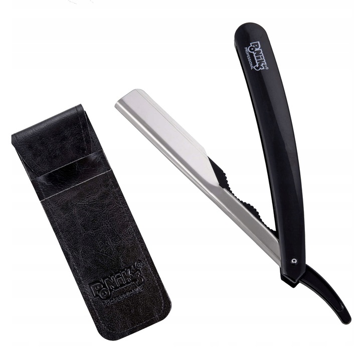 Razor Pentru Frizerie, Ponik's, Pentru Lame Standard, Usor, Confortabil De Utilizat, Ideal Pentru Salonul De Coafura, Profesional, Calitate Inalta, Negru