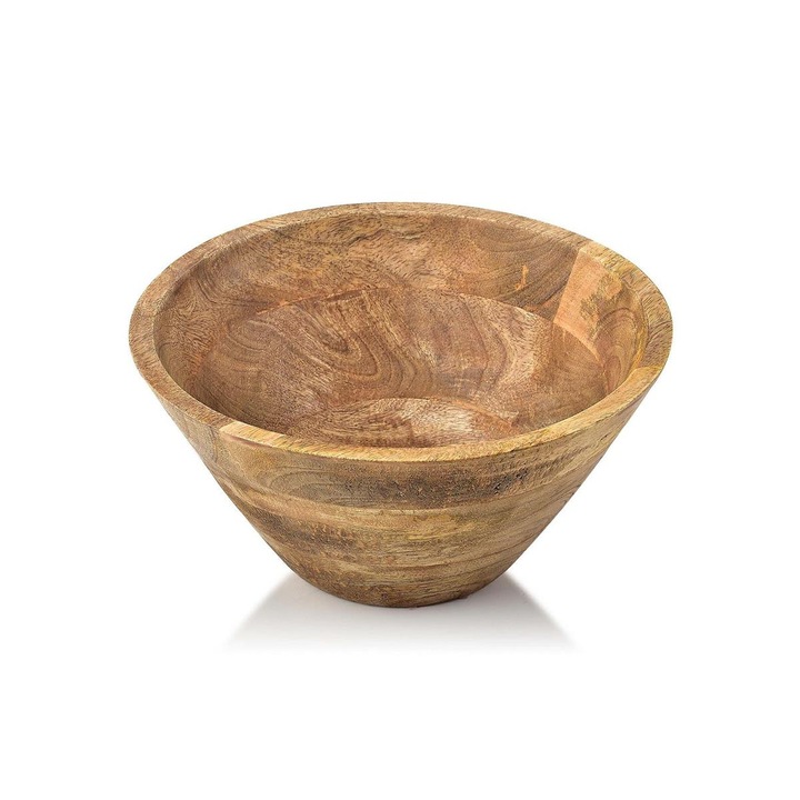 Bol universal, Mondex, Lemn de mango, 21 cm, Maro