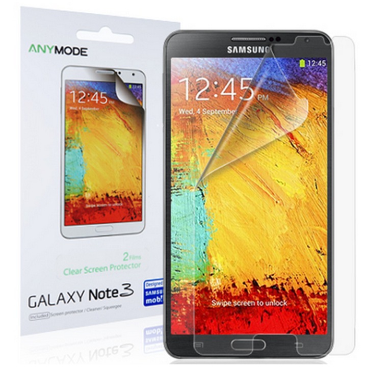 Anymode átlátszó képernyővédő fólia Samsung Galaxy Note 3-hoz
