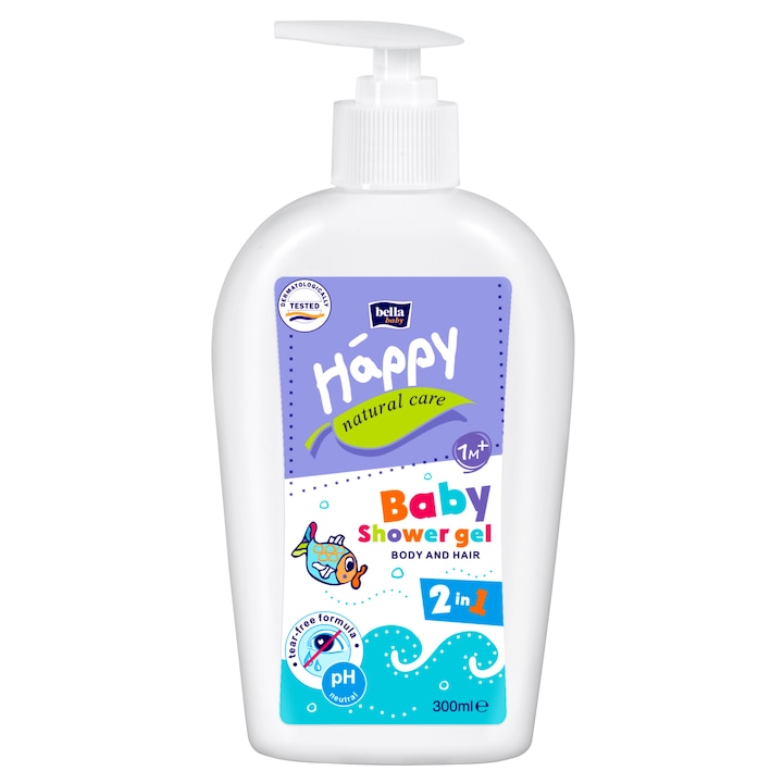 Душ гел Happy Natural Care, 300 мл