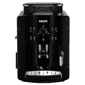 Espressor automat Krups Espresseria Automatic EA8108, 1450W, 15 bar, rezervor apa 1.6 l, rasnita 3 nivele, negru