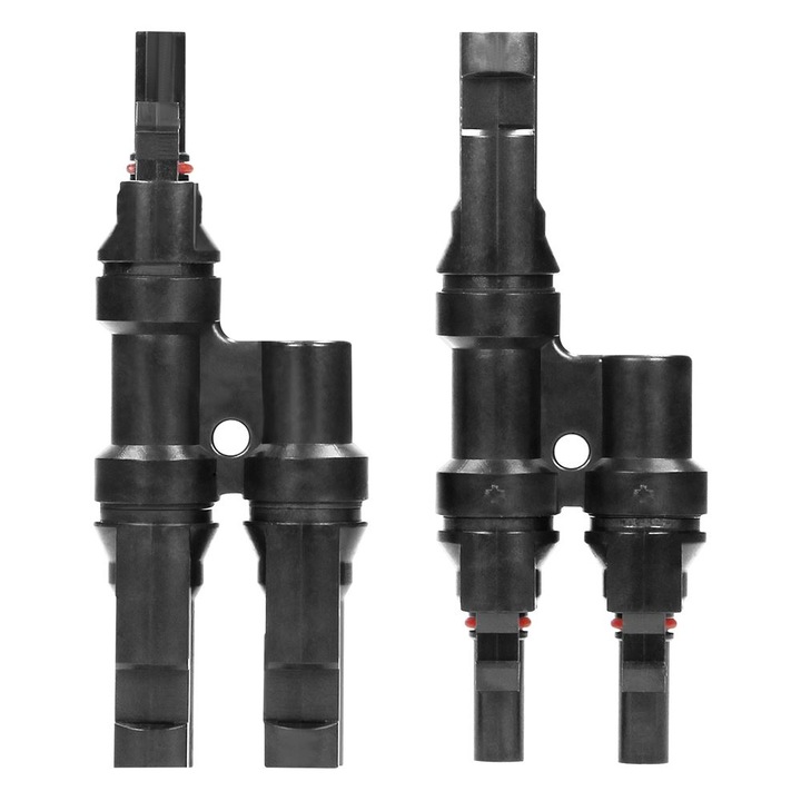 2 db csatlakozós készlet napelemhez, Orno, 1000VDC, 30A, IP67, 6kV, 106,5 g, fekete