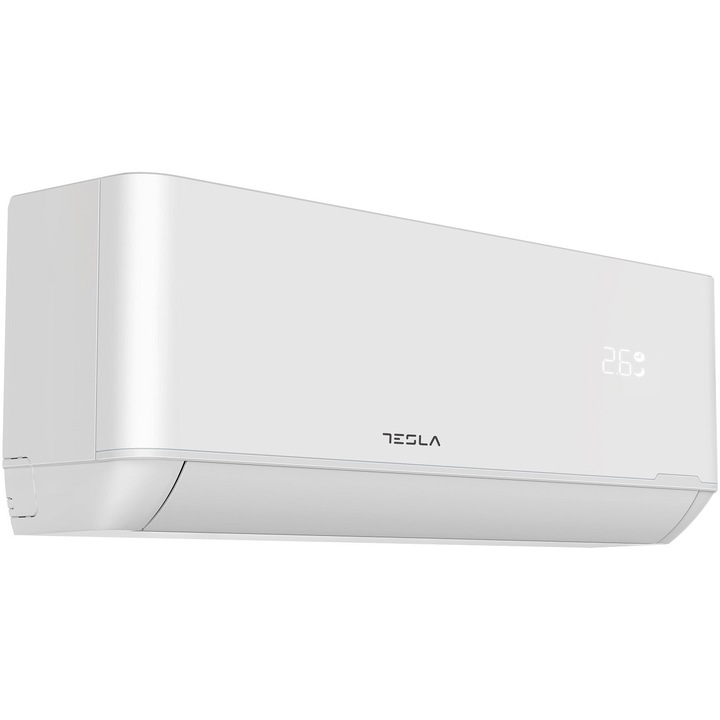 Aparat de aer conditionat Tesla Superior TT34TP21W BIG 12000 BTU Wi-Fi, Clasa A++, functie Incalzire, Lampa UV, Generator ionic bipolar, I Feel, Filtru lavabil, flux aer 3D