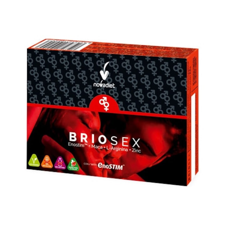 Briosex cu 6 Ingrediente – Stimulent si Afrodiziac pentru Viata Sexuala –30 capsule vegetale