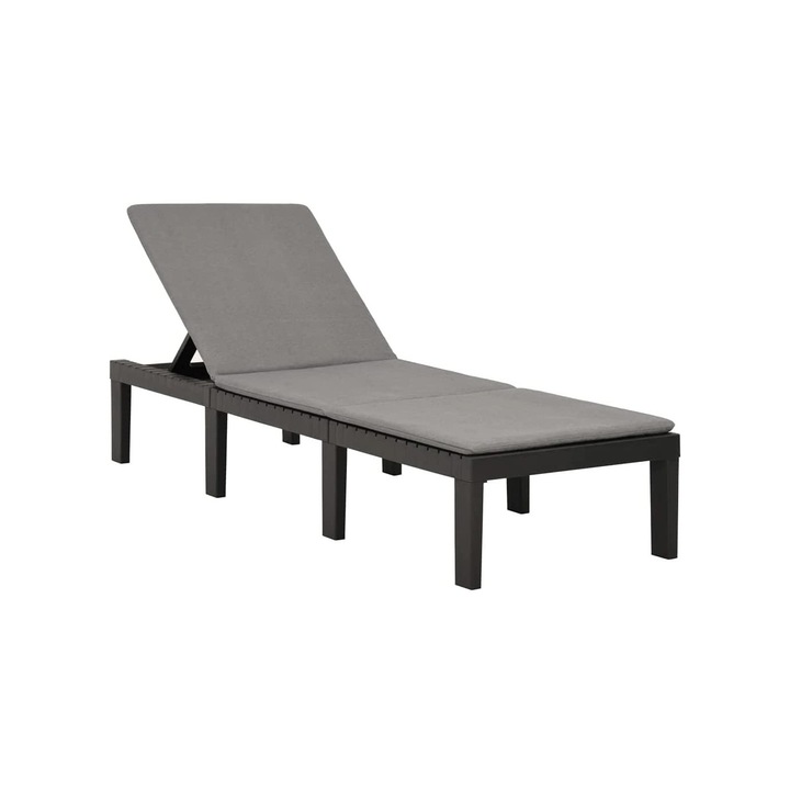 Haiti moduláris antracit napozóágy párnával