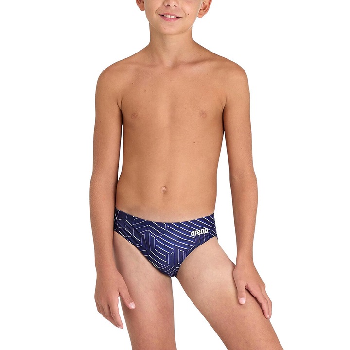 Детски бански за момчета Arena Kikko Pro Swim Brief, тъмно сини, 6-7