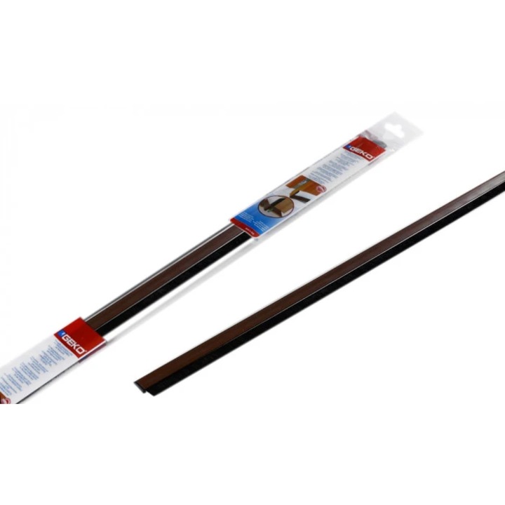 PVC Уплътнител под врата 1м, цвят Махагон, Geko