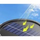 Lanterna LED cu panou solar si USB QBT78 USB cu 3 lentile colorate interschimbabile si functie de power bank