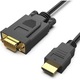 Cablu video Hdmi – Vga 1080p, Compatibil PC / Laptop / Monitor / Proiector, 1.8M