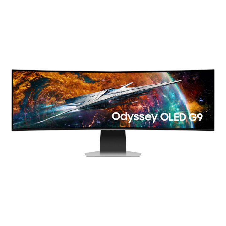 Телевизор Samsung LS49CG954SUXEN 124,5 см (49") 5K Ultra HD Smart TV Wi-Fi Сребрист (LS49CG954SUXEN)