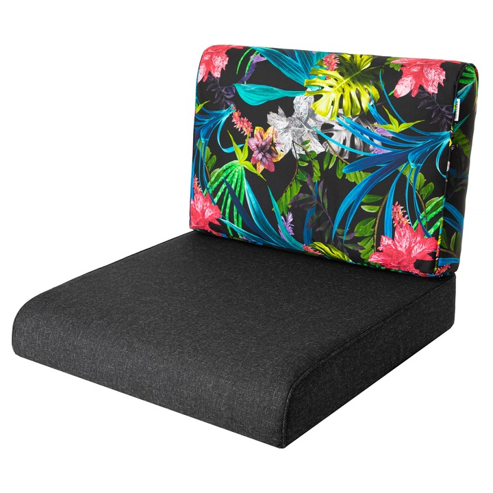 Градинска възглавница за седалка, R2 60x60, Многоцветна