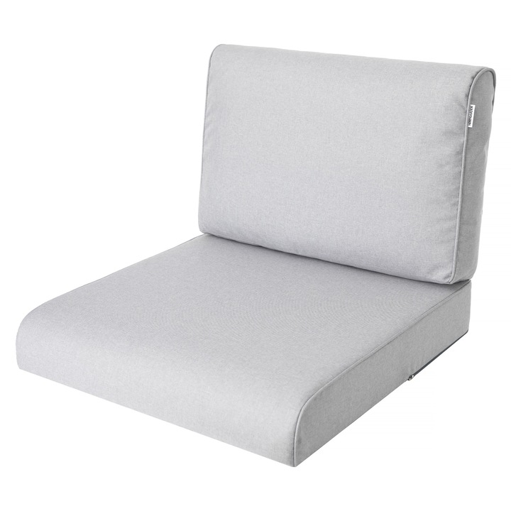 Възглавница за градински стол, R2 60x60, светло сиво