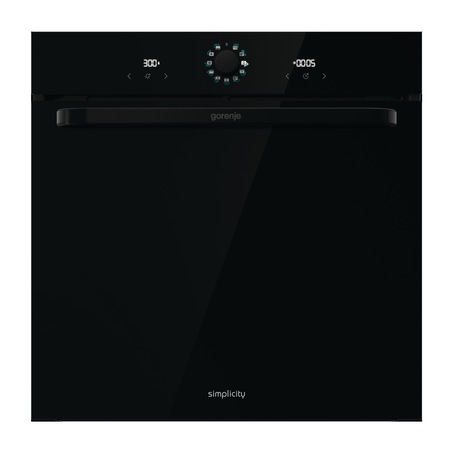 Cuptor incorporabil electric GORENJE BOS6727SYB, 77 l, Clasa A, Negru, Iluminare interioara, Autocuratare Hidrolitica