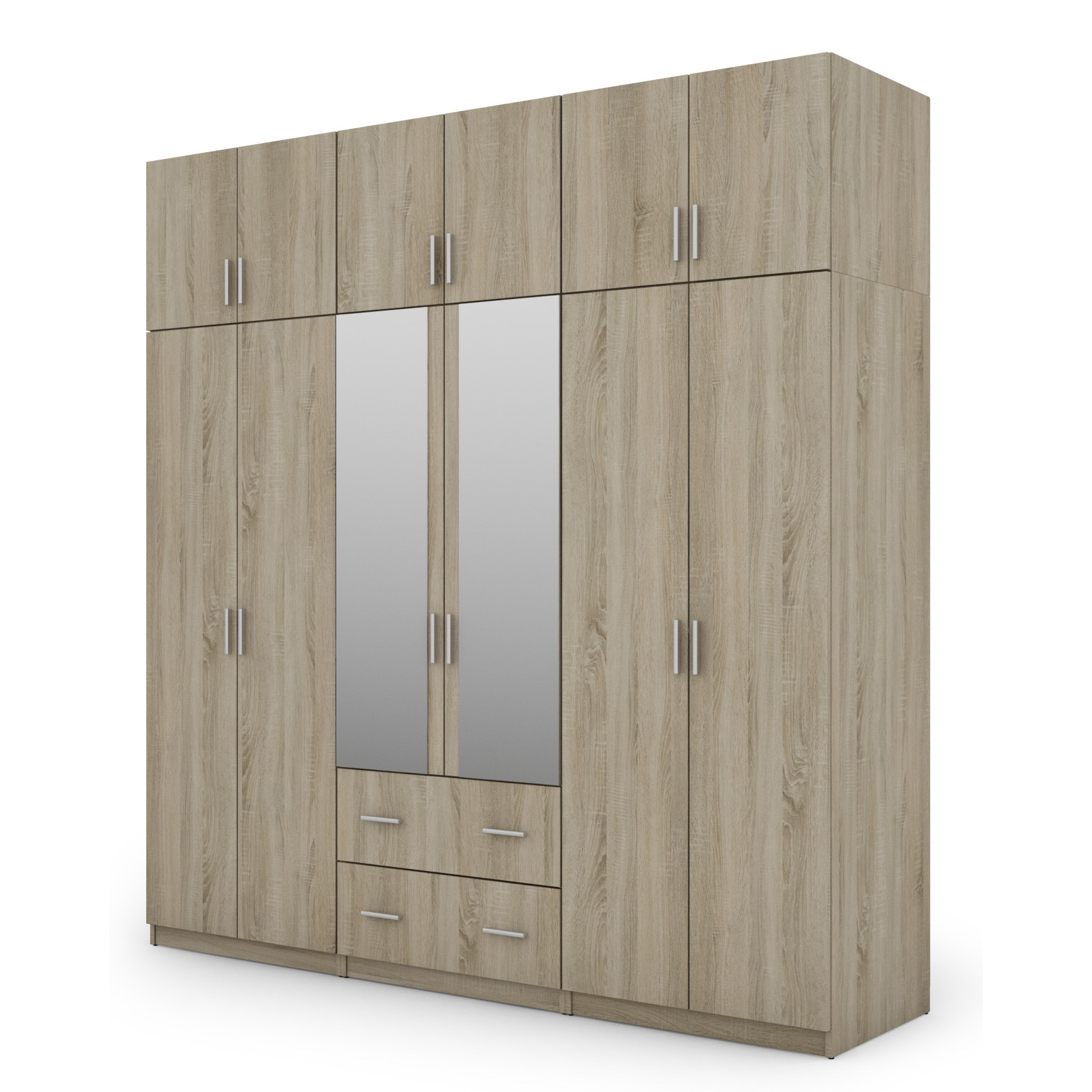 Dulap, Meblast, 380 x 244 cm, Bej MDF - eMAG.ro