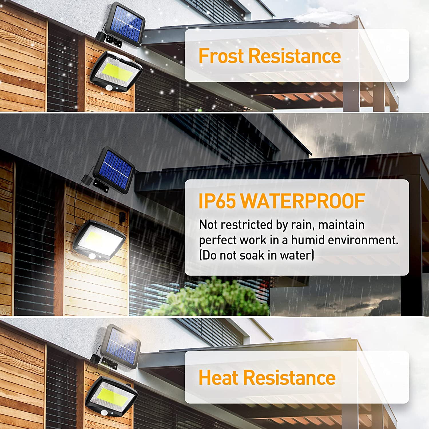 Set 12 Lampi Solare cu telecomanda, SONORH®, COB LED, Senzor de Miscare ...